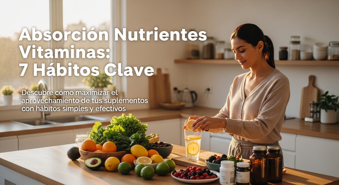Absorción Nutrientes Vitaminas: 7 Hábitos Clave