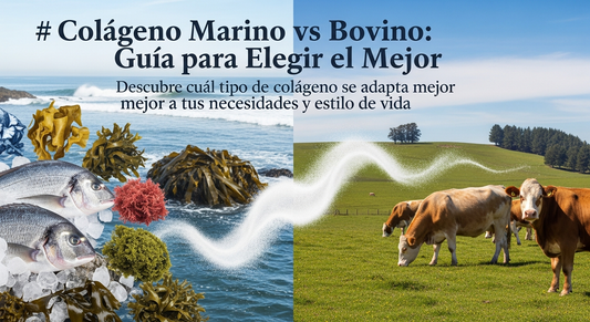 Colágeno Marino vs Bovino: Guía para Elegir el Mejor