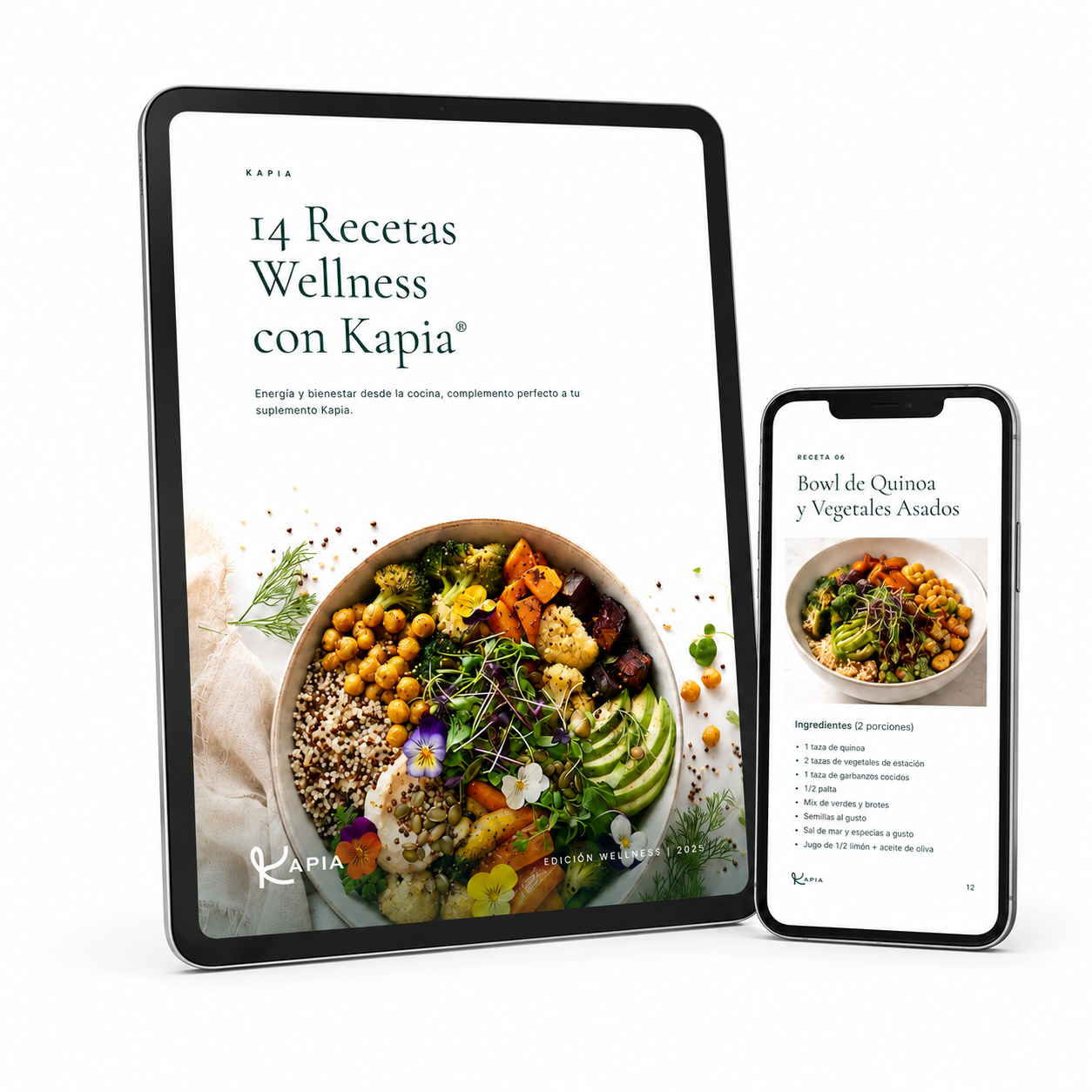 14 Recetas Wellness con Kapia® | eBook Digital Descargable